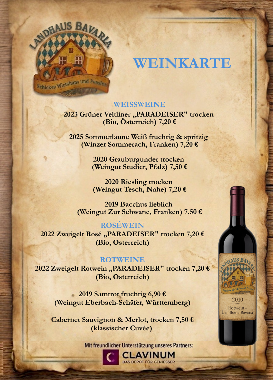 Weinkarte